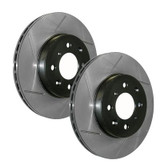 StopTech Slotted Rear Rotor Cryo Treated - Left - C6 Corvette Z06 / GS