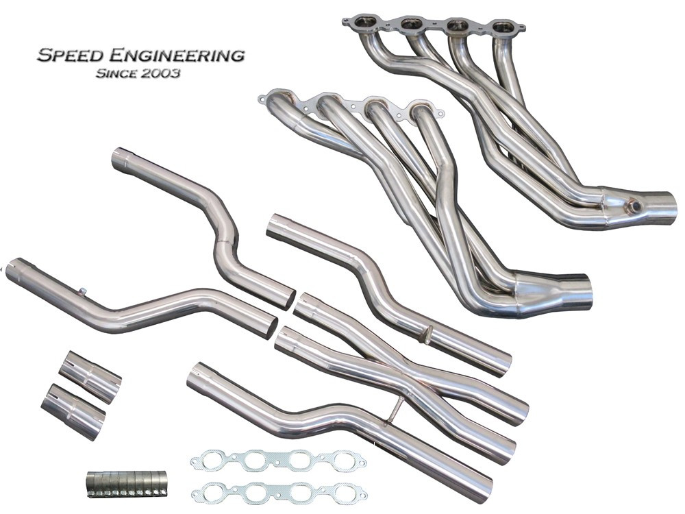Speed Engineering 2" Long Tube Headers w. XPipe Gen 6 Camaro LT1