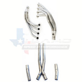 TSP C6 Corvette 1-7/8" Long Tube Header & 3" Off-Road X-Pipe Package w/ 02 Extensions