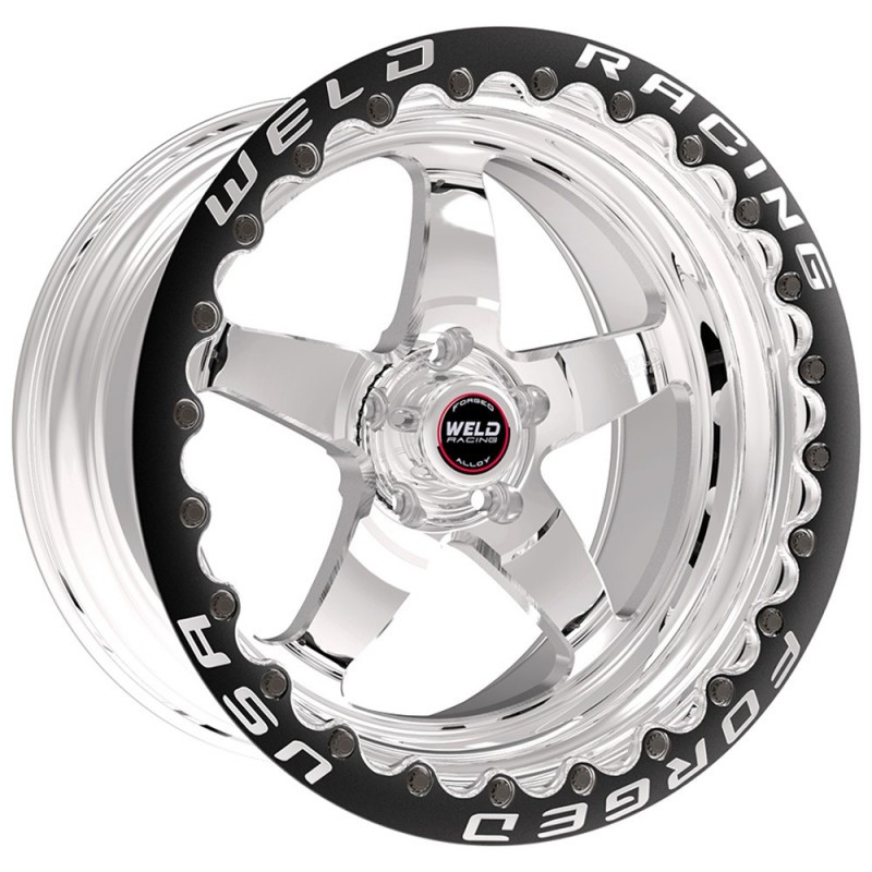 Weld Wheels 17"x10" RTS S71 Polished Beadlock Rear Wheel CTSV