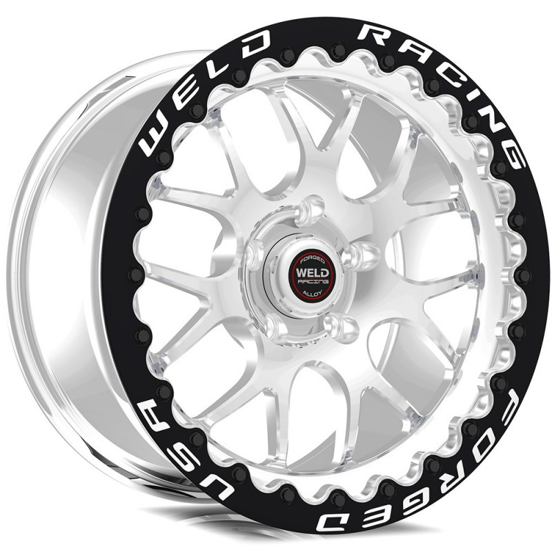 Weld Wheels 17x10" RTS S77 Polished Beadlock Rear Wheel CTSV