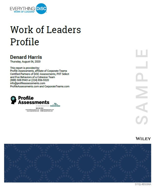 ED Work Of Leaders Profile