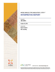 MBTI® Interpretive Report (Step I)