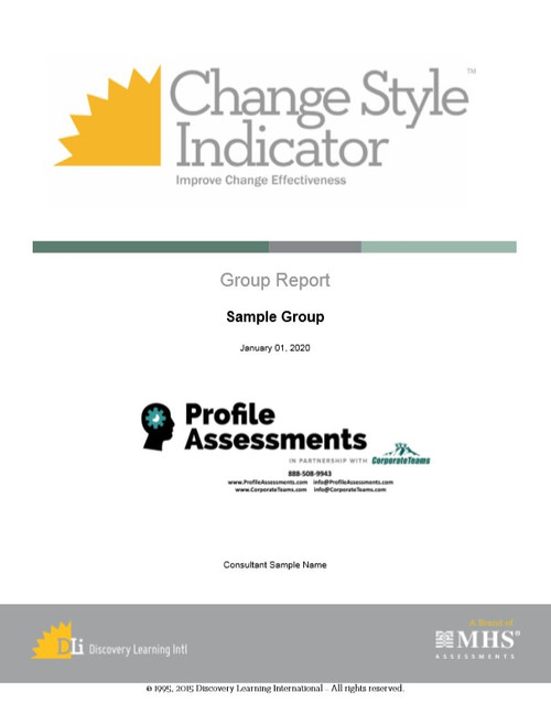 Change Style Indicator Group Report