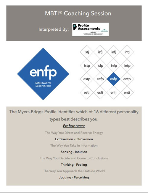 MBTI® Profile One-on-One Coaching Session