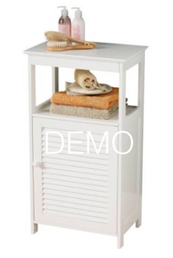  Wooden Floor Cabinet - White.