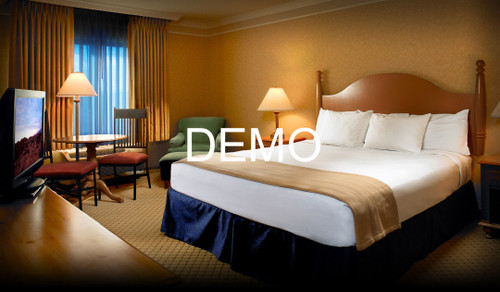 A beautiful king sized room with garden view