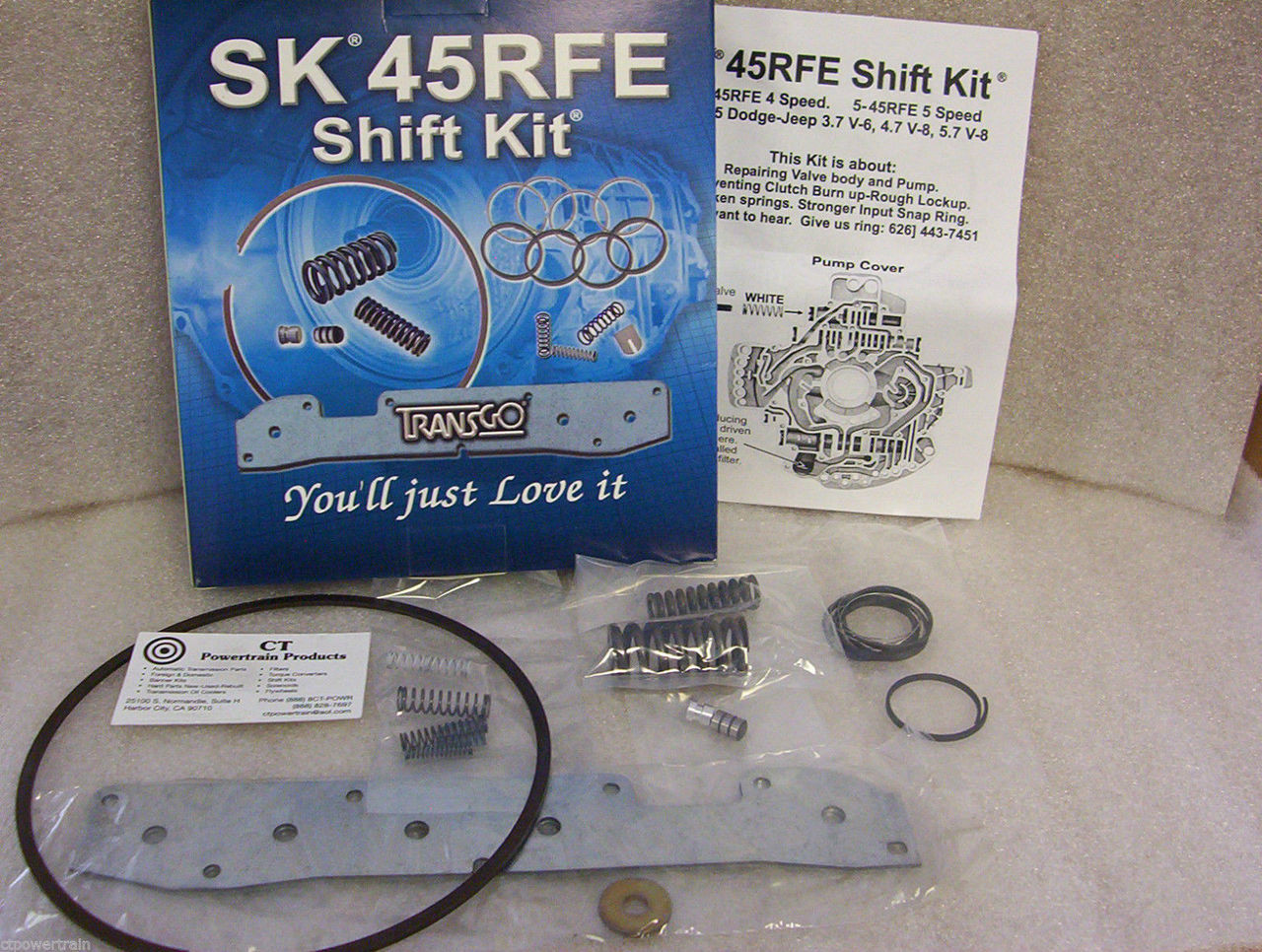 TransGo 45RFE 545RFE 68RFE SK45RFE Shift Kit 19992009 Truck SUV
