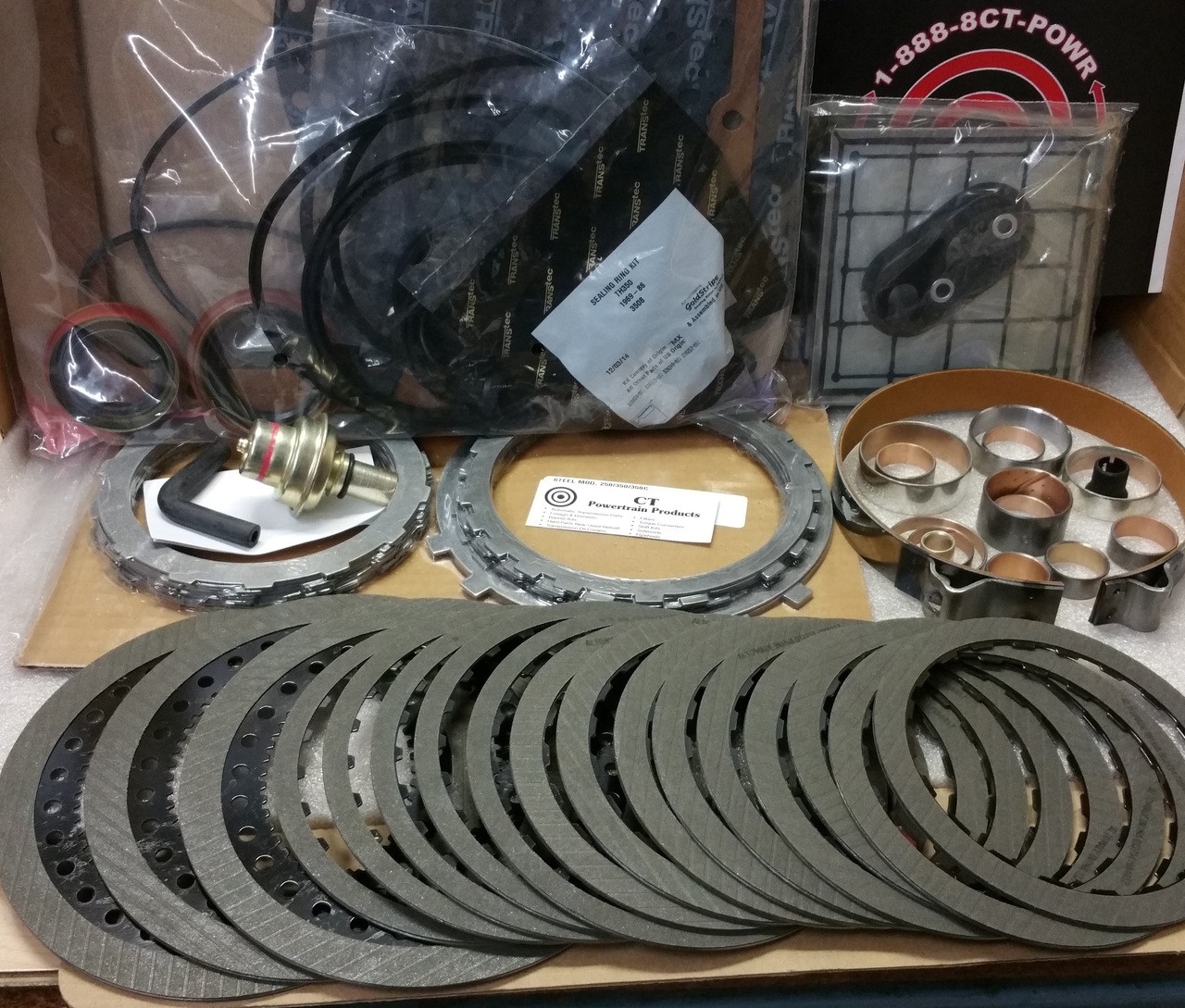 TH350 TH350C ALTO Super Master Rebuild Kit Steels Band Filter Bushing