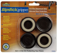 Slipstick 1-3/4" Chocolate Gripper Leg Coasters 4pc. (CB525)