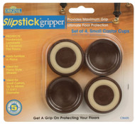 Slipstick 1-3/4" Chocolate Gripper  Coasters Cups 4pc. (CB605)
