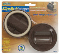 Slipstick 2" Chocolate Large Castor Cup Grippers 4pc. (CB845)
