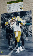 GREEN BAY PACKERS Greg Jennings Signed Brett Favre 421 TD 8x10 PHOTO COA HOLO