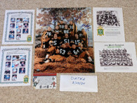 All 11 signatures Bart Starr Jim Taylor Forrest Gregg Paul Hornung Max McGee Boyd Dowler Fuzzy Thurston Jerry Kramer Ringo Skoronski -   Life magazine Green Bay Packers "Haystack" 16x20 photo - Kings in Court paperwork and Legends of the Field auth