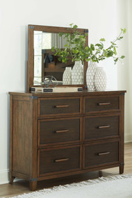 Wyattfield Two-tone Dresser, Mirror