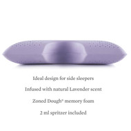 Shoulder Zoned Dough + Lavender ZZKKSCMPASZL King Pillow Z