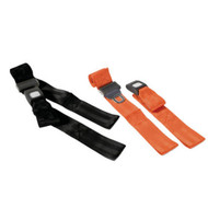 Restraint Strap 150cm with Loop Ends, Auto Buckle, Black - Rescuer brand