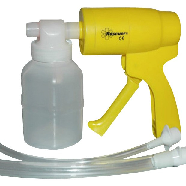 Suction Pump Manual With Canister 2 Catheters Rescuer Brand Rm