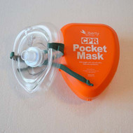 Mask Pocket  CPR Resuscitator - Liberty brand.