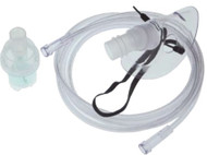 Mask Aerosol Adult Therapy  with Nebuliser bowl,mask & tubing (Pack of 10) - Liberty brand.