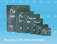 Reusable BP Cuffs without bladders Double Hose