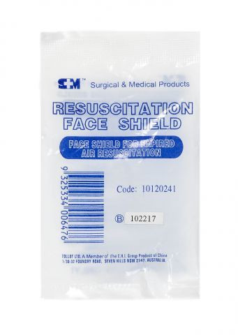 S+M® Resuscitation Face Shield Disposable Mask