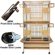 2 Stackable Bird Cages 36" x 28" x 67"