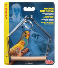 Wooden Bird Swing