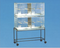 This image displays two units stacked on each other with the optional stand included. The pricing displayed is for one split cage unit. Does not include stand and second cage unit.
