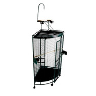 Medium  Corner  Cage with  PlayTop  36” x 25” x 66”