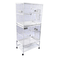 		32"x21" Double Stack Flight Cage  