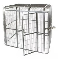 A&E#WI8662 Walk-In Aviary Stainless Steel