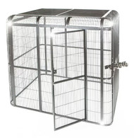 A&E#WI6262 Walk-In Aviary Stainless Steel