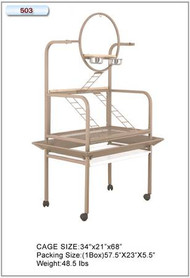 Bird Play Stand 34" x 21" x 68"