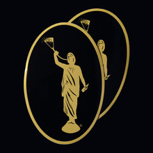 Thirsty Angel Moroni 4" x 6" Sticker