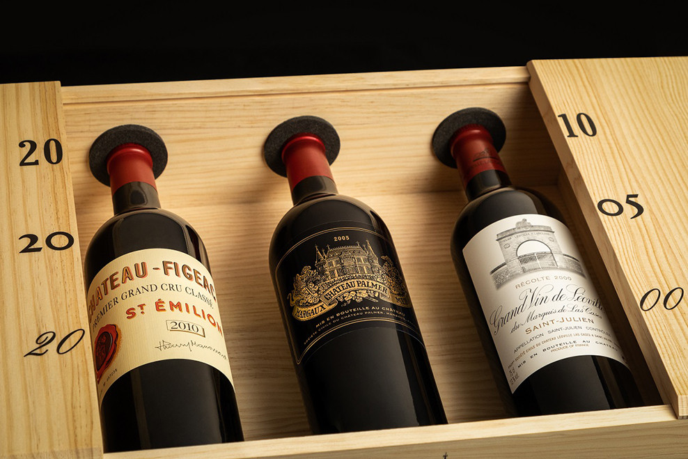 Exceptional Case of 3 Bordeaux: Figeac 2010, Palmer 2005, Leoville Las  Cases 2000 (1.5Lx3) - grandvinwinemerchants.com