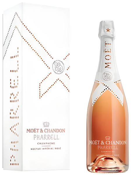 新しいコレクション Nectar Chandon & Moet Imperial Williams Pharrell Rose ワイン