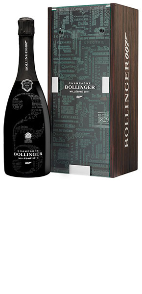 Bollinger La Grande Annee Brut James Bond 007 Edition 2011 (750ML 