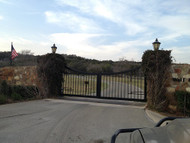 Subdivision Entrance Double Gate