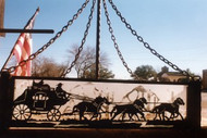 Stagecoach Art with Mica Back