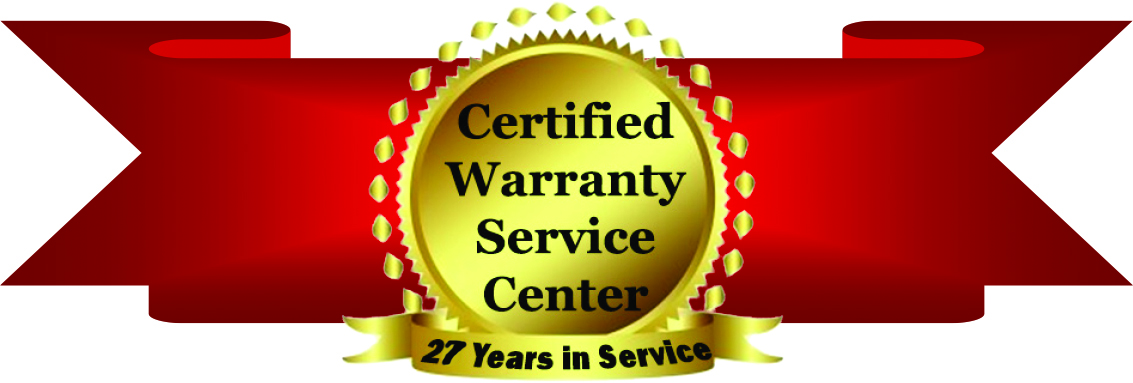 Certified Warranty Service Center
