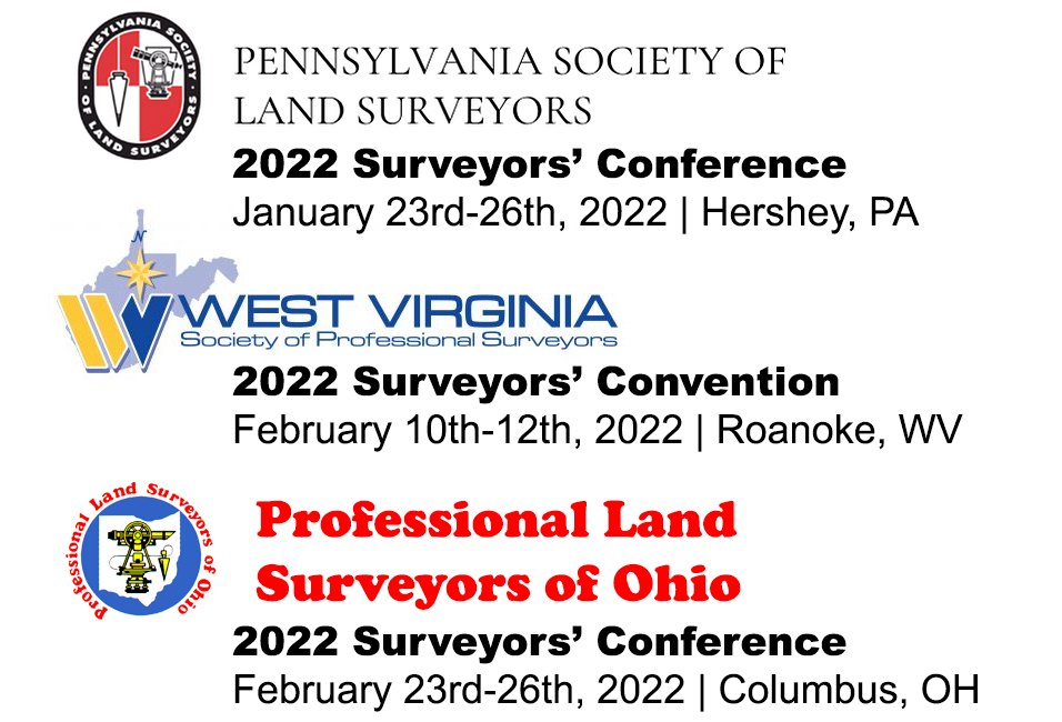 Surveyors! Mark Your Calendars for Your Local State Surveying