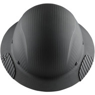 Matte Black - Dax Carbon Fiber Full Brim Hard Hat (HDFM-17KG) Lift