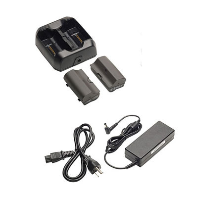 TSC7 External Battery Charger w/ International Power Cord and Battery 2-Pack (121358-01-1)