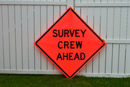 Survey Crew Ahead Sign
