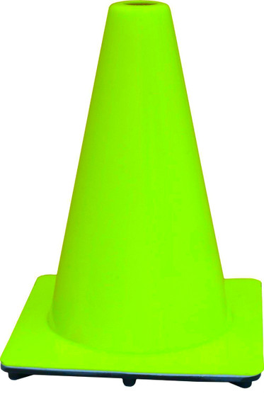 Fl. Green Std. Safety Cone - 12"