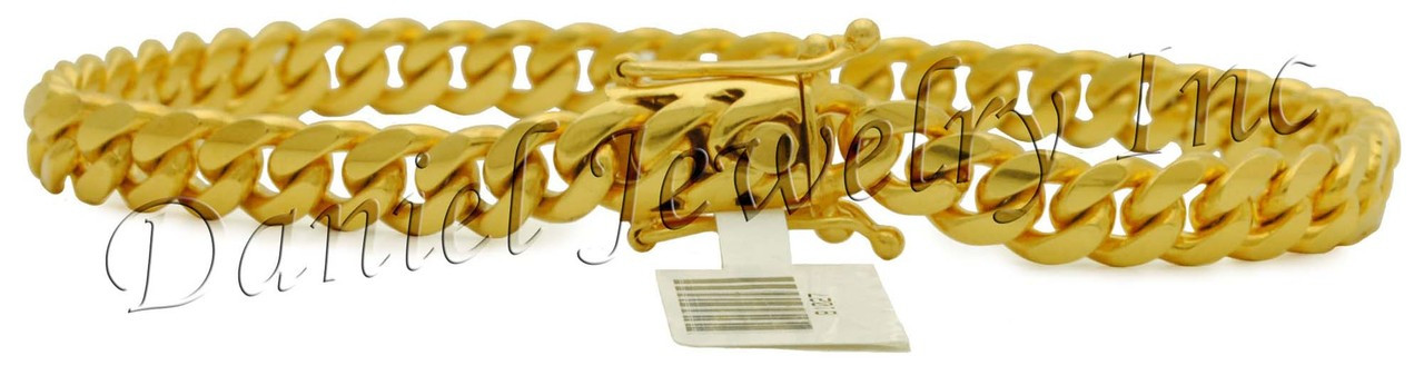 7mm Miami Cuban Link 10k Bracelet