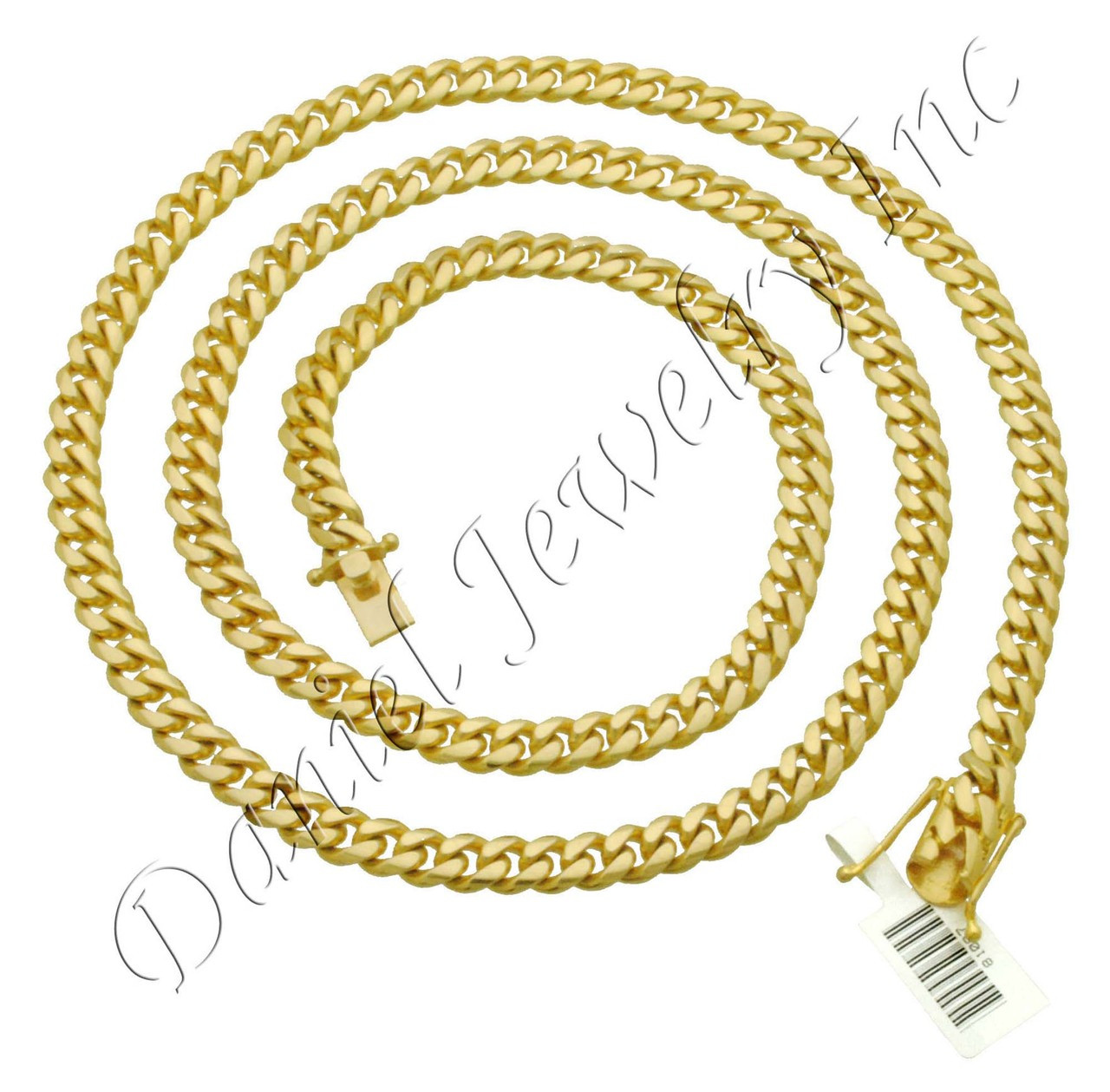 7mm Miami Cuban Link 10k Chain