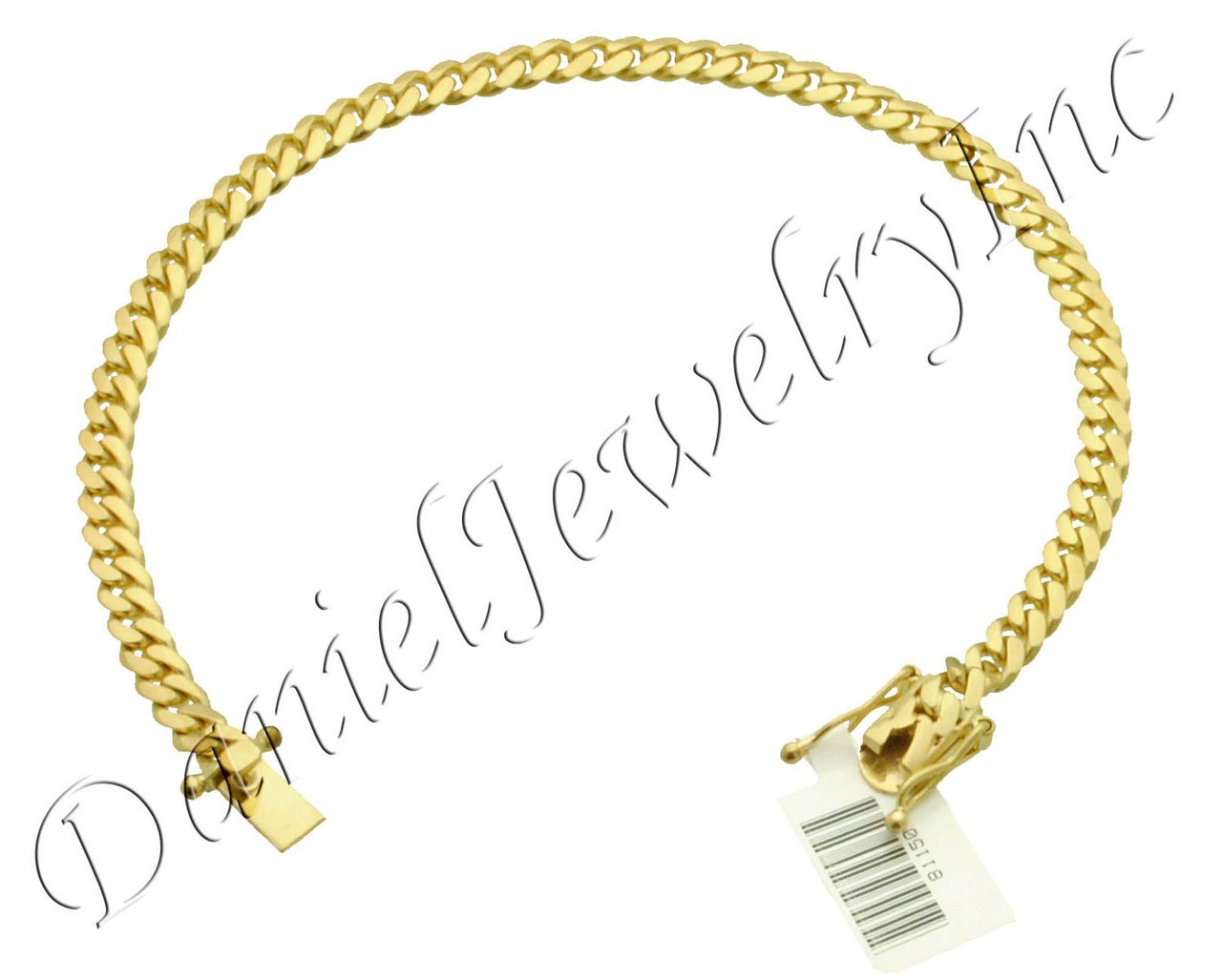 5mm Miami Cuban Link 10k Bracelet