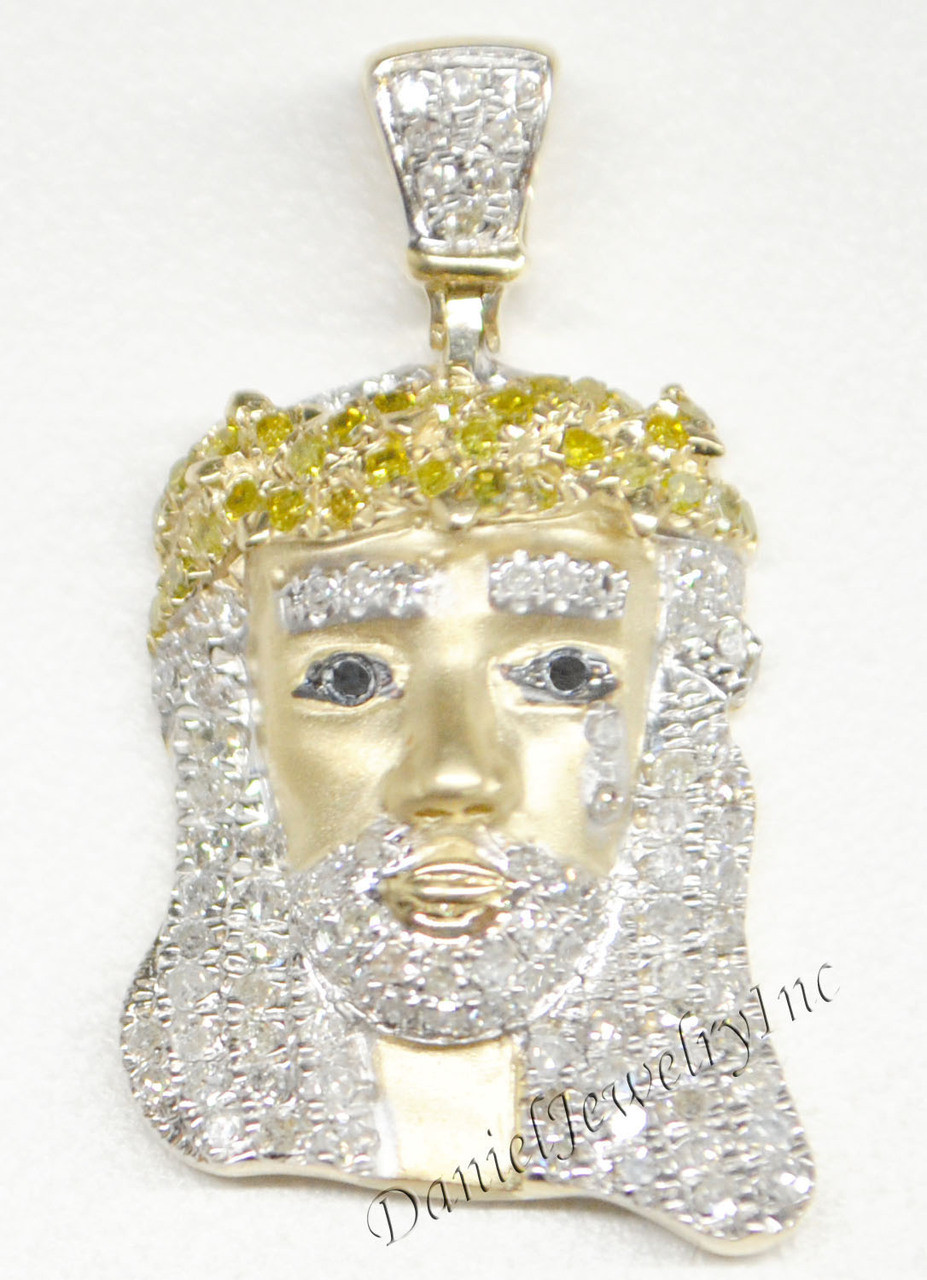 White Diamond .75ct 10k Custom Pendant